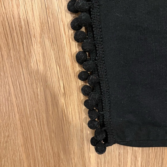 J crew Straight leg linen pants with pom pom detail - Picture 3 of 3